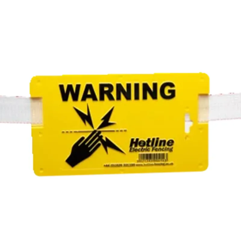 Hotline Electric Fence Warning Sign