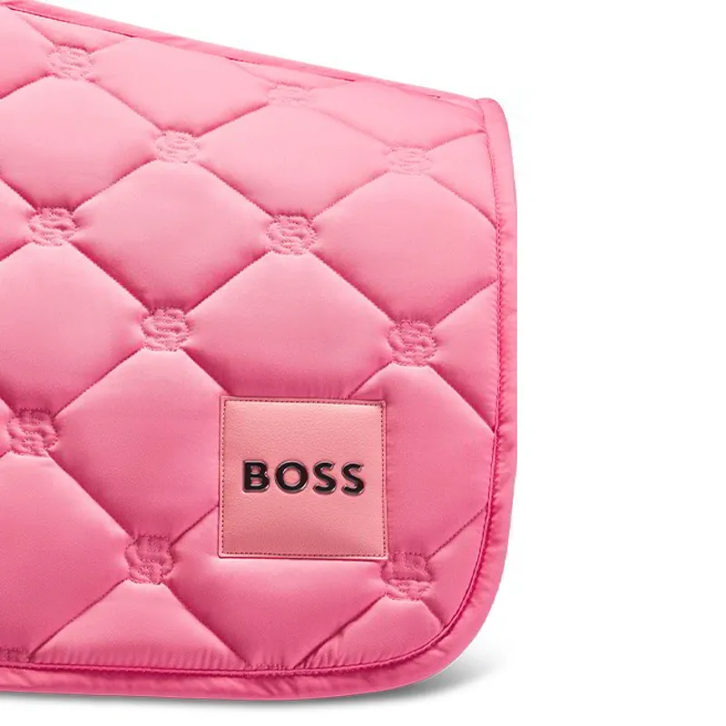 BOSS Equestrian Jump Saddle Pad - Solid Pink-1