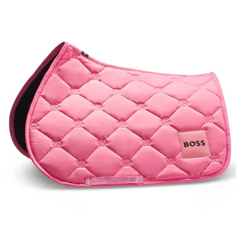 BOSS Equestrian Jump Saddle Pad - Solid Pink
