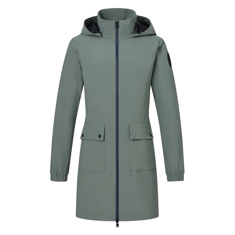 HV Polo Caroline Womens Waterproof Long Parka Jacket - Greenery