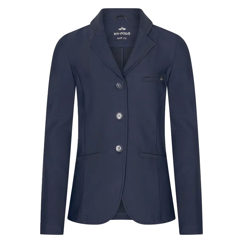 HV Polo Laudine Junior Girls Show Coat - Navy
