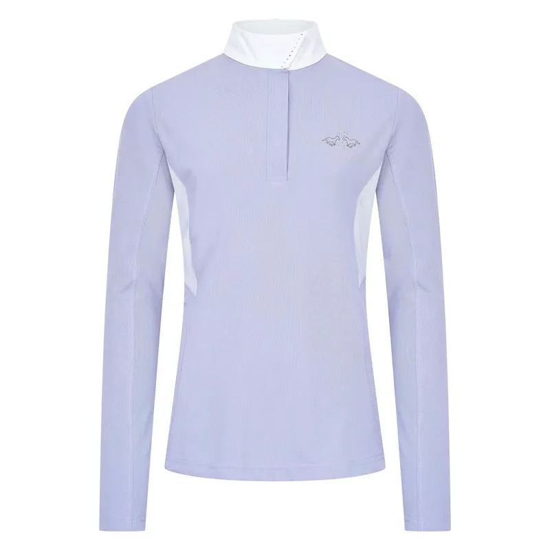 HV Polo Laura Junior Competition Shirt - Lilac/White