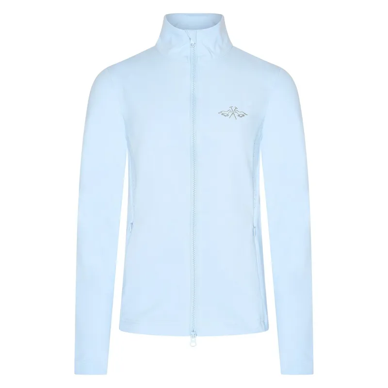 HV Polo Winona Junior Full Zip Jacket - Light Blue