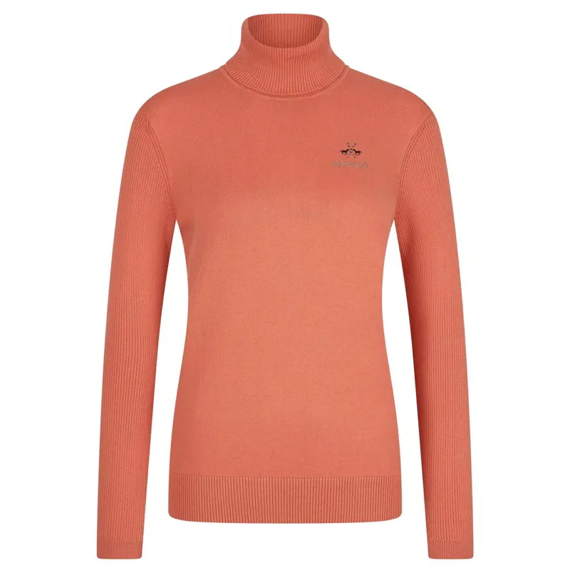 HV Polo Dorothy Ladies Turtleneck Pullover - Ginger