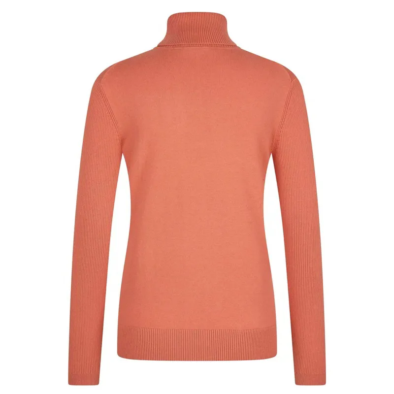 HV Polo Dorothy Ladies Turtleneck Pullover - Ginger-1
