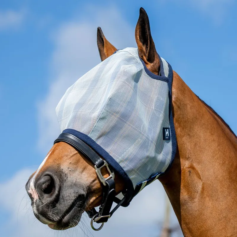 Horseware Newmarket Earless Fly Mask - Witney Navy