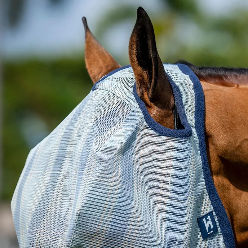 Horseware Newmarket Earless Fly Mask - Witney Navy-1