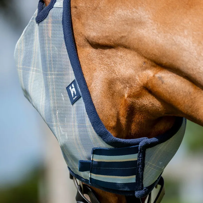 Horseware Newmarket Earless Fly Mask - Witney Navy-2