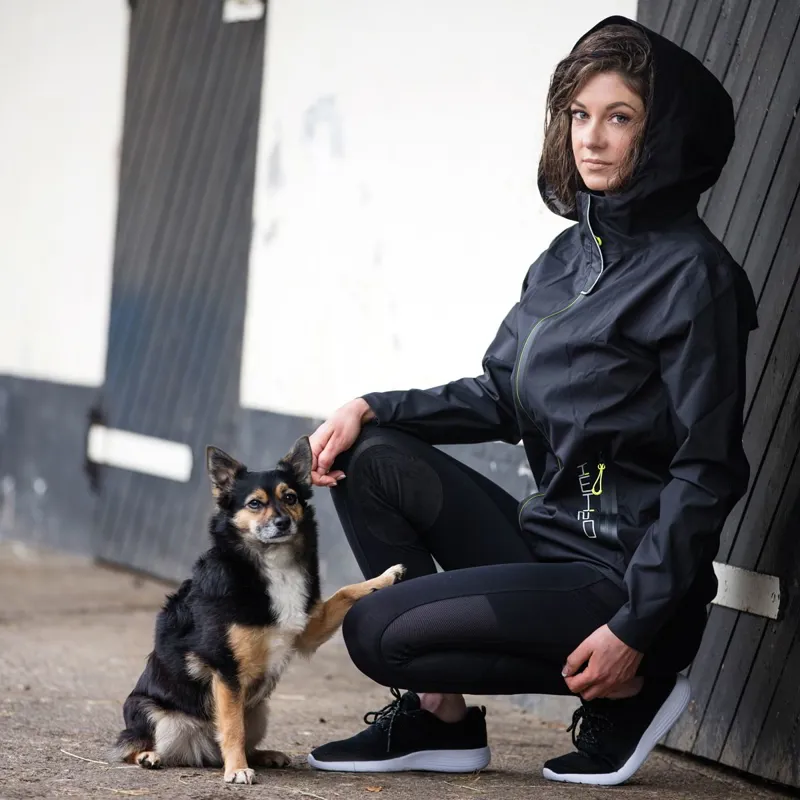 Horseware HWH20 Unisex Waterproof Jacket - Black-4