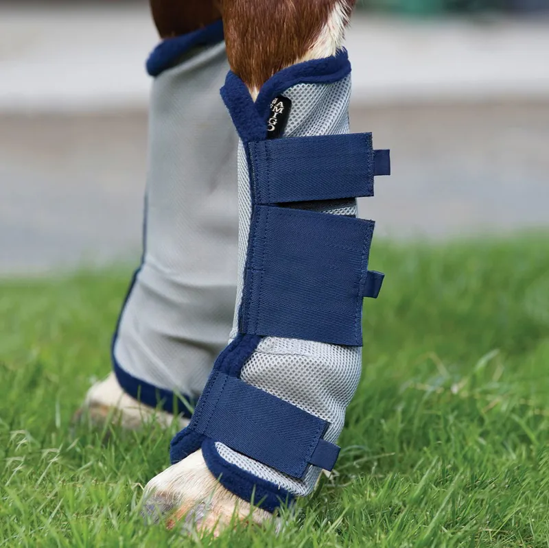 Amigo Fly Boots - Silver/Navy