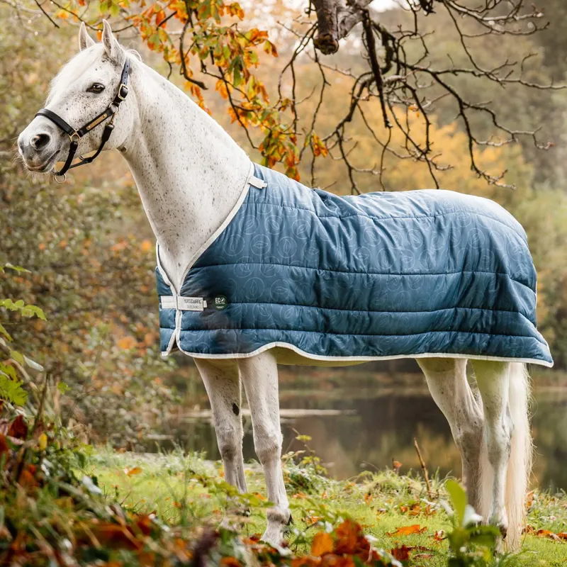Horseware AmECO 200g Blanket Liner - Teal Eco Print/Grey