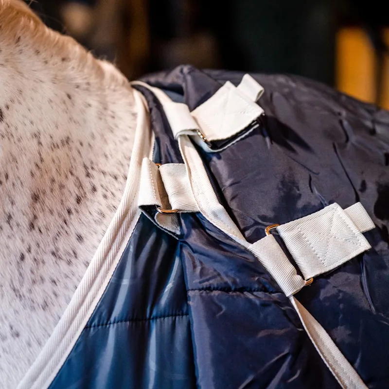 Horseware AmECO 200g Blanket Liner - Teal Eco Print/Grey-4