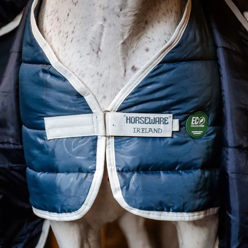 Horseware AmECO 200g Blanket Liner - Teal Eco Print/Grey-6