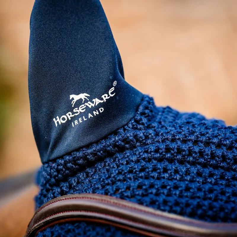 Horseware Signature Ear Bonnet - Navy-1