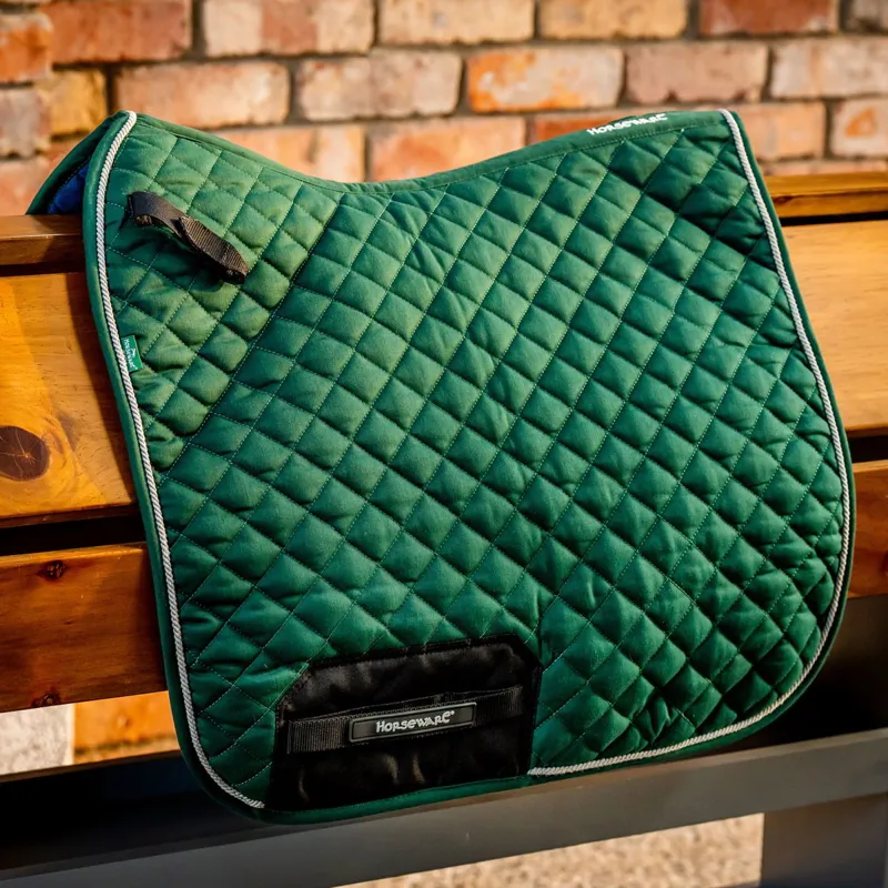 Horseware Signature Dressage Saddle Pad - Hunter Green