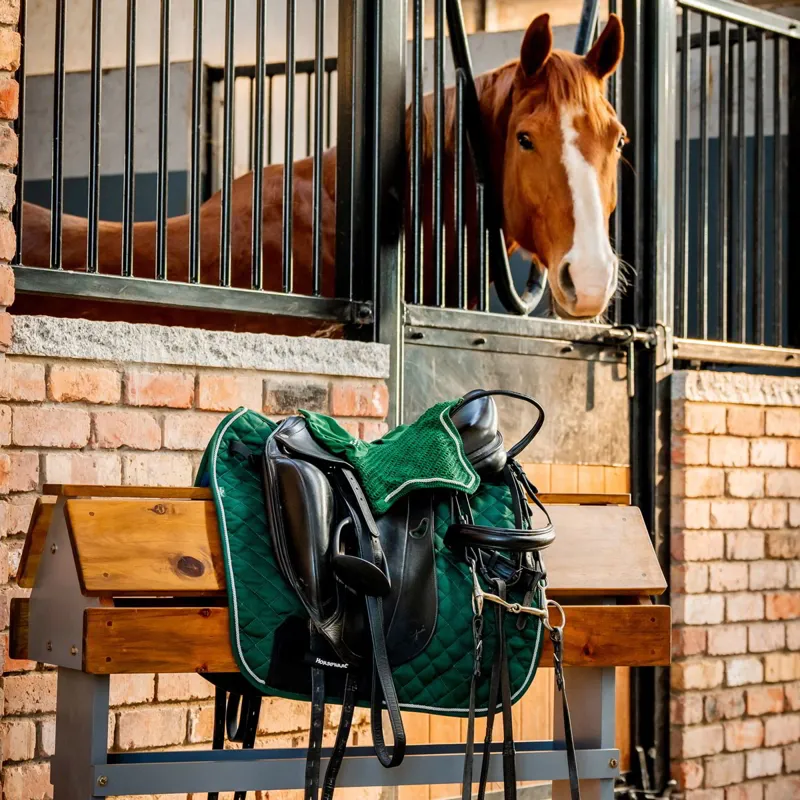Horseware Signature Dressage Saddle Pad - Hunter Green-4