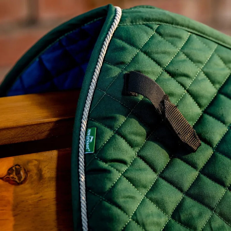 Horseware Signature Jumping Saddle Pad - Hunter Green-2