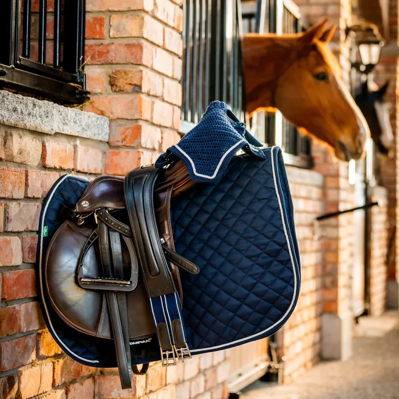 Horseware Signature Jumping Saddle Pad - Navy-1