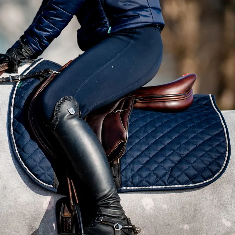 Horseware Signature Jumping Saddle Pad - Navy-3