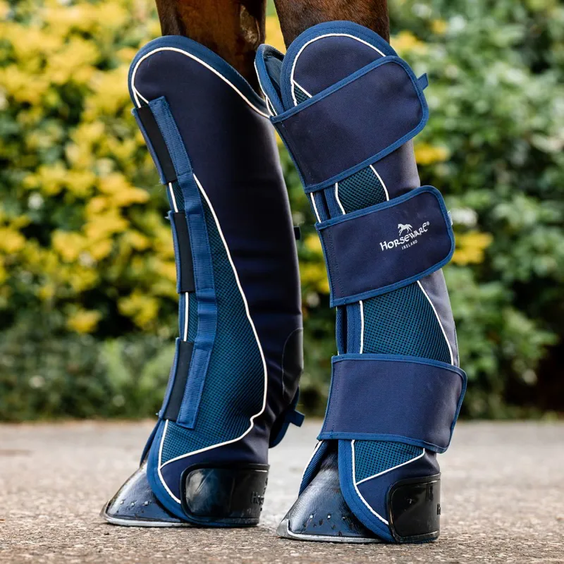 Horseware Signature Shipping Boots - Navy-1
