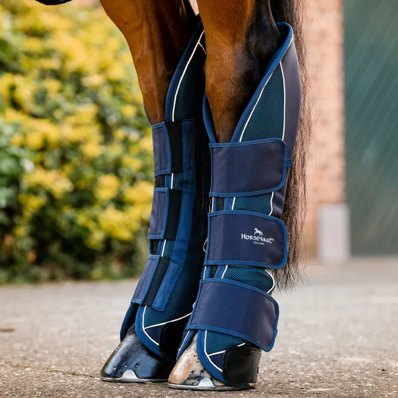 Horseware Signature Shipping Boots - Navy-2