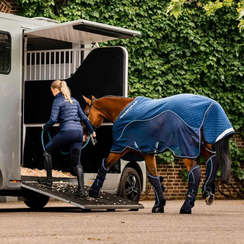 Horseware Signature Travel Series Sheet - Navy-3