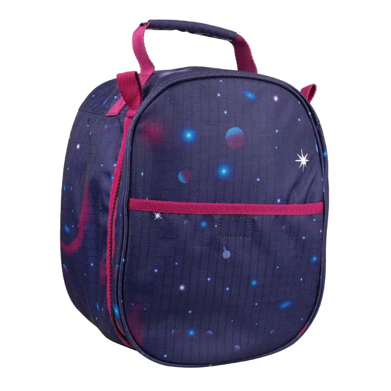 Hy Equestrian Out Of This World Riding Helmet Bag - Navy/Magenta