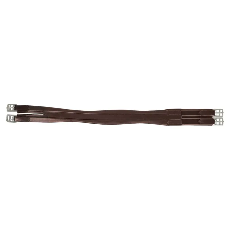 Hy Equestrian Atherstone Leather Padded Girth - Brown