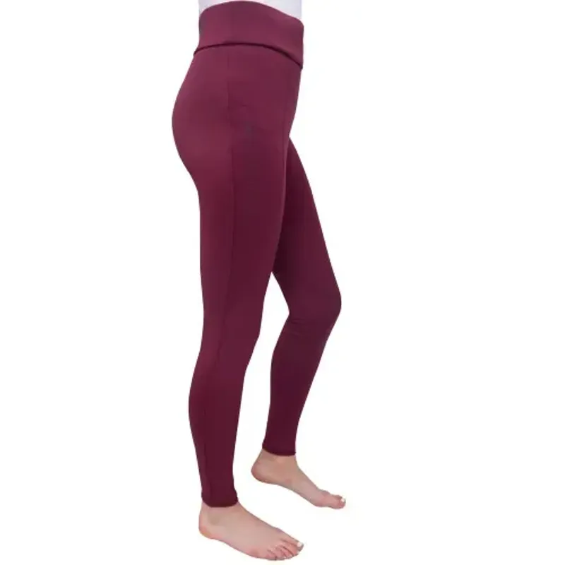 Hy Equestrian Melton Full Grip Women's Riding Tights - Fig-1
