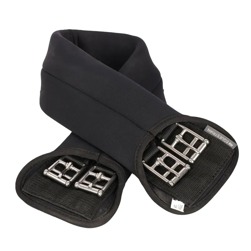 Hy Equestrian Neoprene Dressage Girth - Black-2