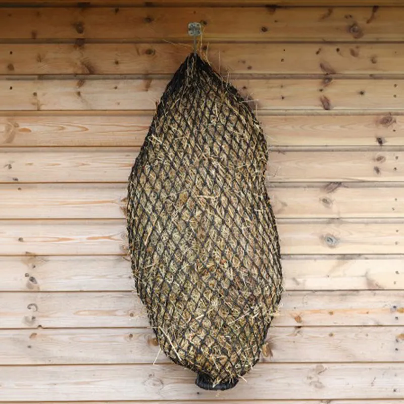Hy Equestrian Slow Flow Steamer Hay Net - Black-1