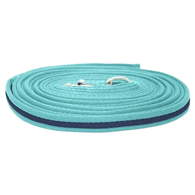 Hy Equestrian Soft 25ft Longe Line - Teal/Navy