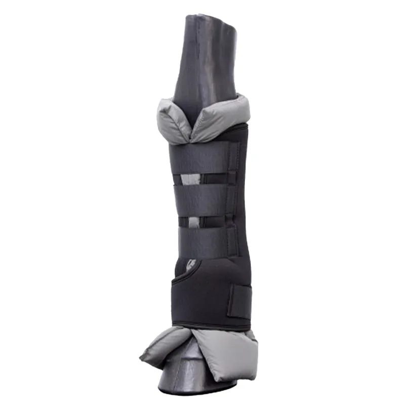 Hy Equestrian Stable Protection Boots - Black/Grey-1