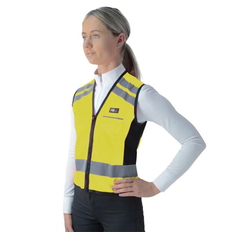 HyVIZ High Visibility Vest Please Pass Wide and Slow - Yellow