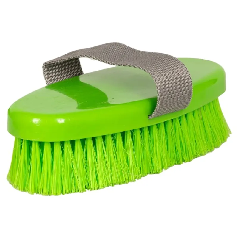 Hy Equestrian ProGroom Vivid Body Brush - Green