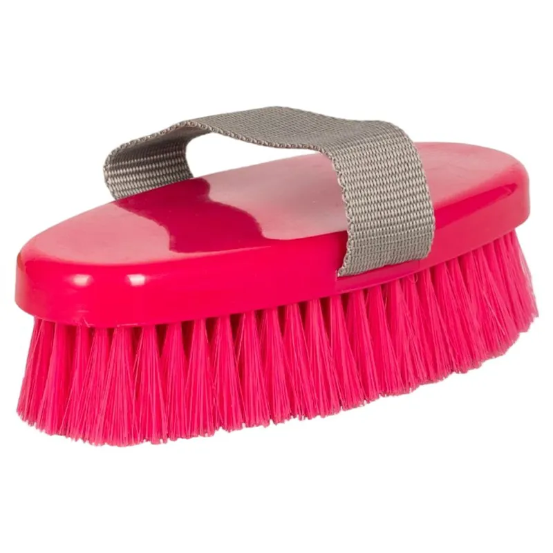 Hy Equestrian ProGroom Vivid Body Brush - Pink