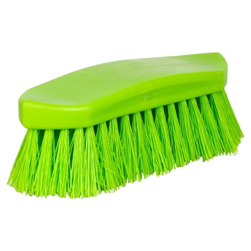 Hy Equestrian Vivid Pro Groom Dandy Brush - Green