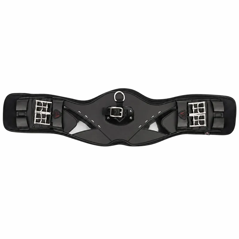 Hy ProReaction Anatomical Contoured Vented Dressage Girth - Black