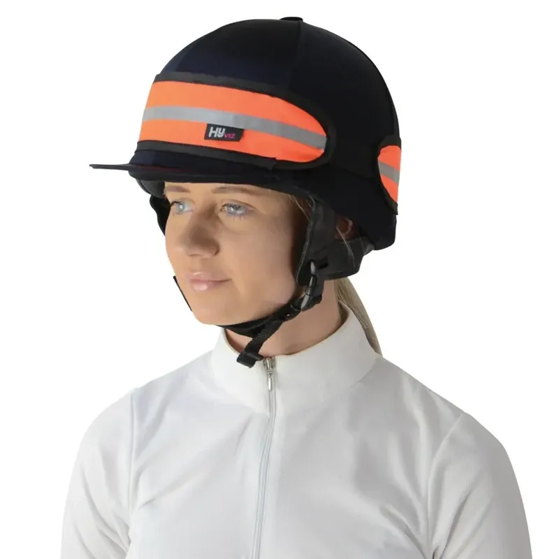 Hy Reflector Helmet Band - High-Visibility Orange