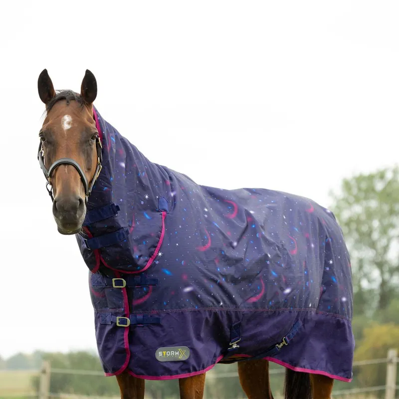 StormX Original 200g Combo Neck Turnout Blanket - Out Of This World-4