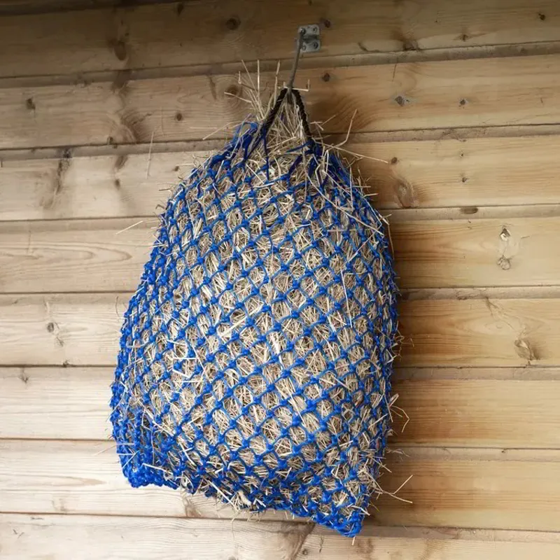 Hy Equestrian Slow Flow Small Hole Hay Net - Blue-1