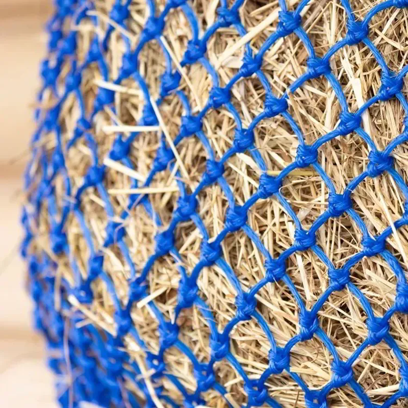 Hy Equestrian Slow Flow Small Hole Hay Net - Blue-2