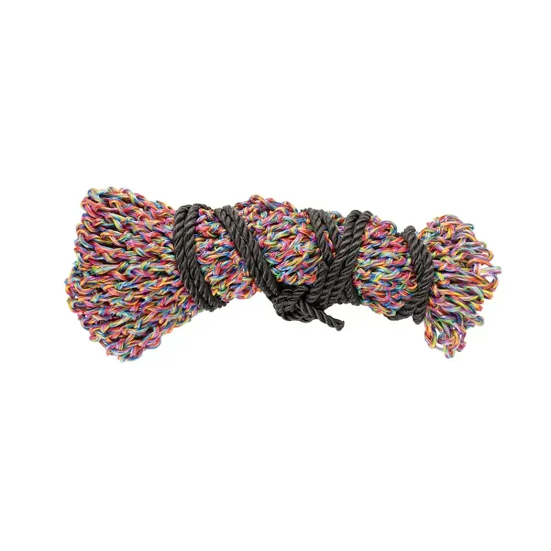 Hy Equestrian Slow Flow Small Hole Hay Net - Rainbow