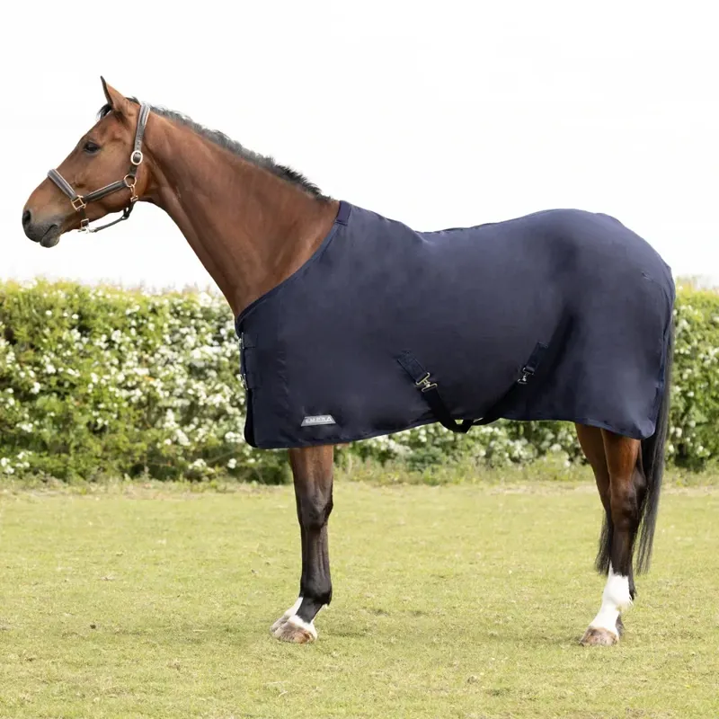 StormX Empra Standard Neck Pima Cotton Stable Sheet - Navy