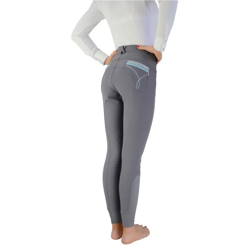 HyPERFORMANCE Belgravia Knee Grip Womens Breeches - Gray - 30in-1