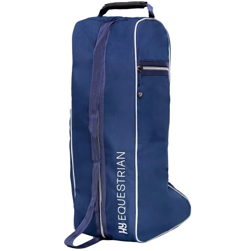 Hy Equestrian Boot Bag - Navy