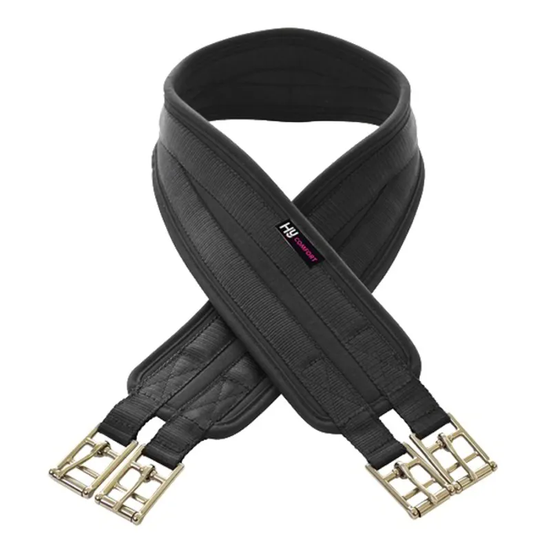 Hy Equestrian Cushion Girth - Black-1