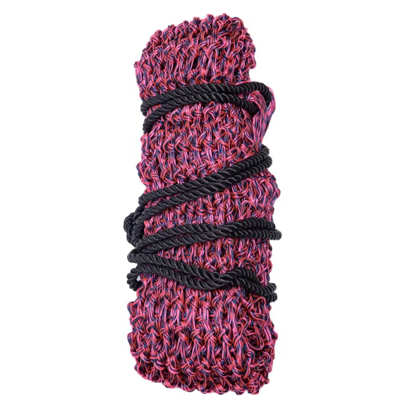 HY Equestrian Slow Flow Hay Net - Navy/Pink