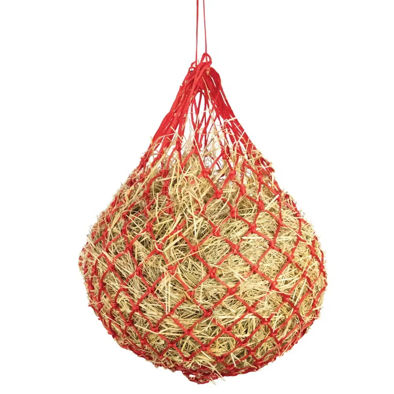 Hy Equestrian Slow Flow Mini Hay Net - Red