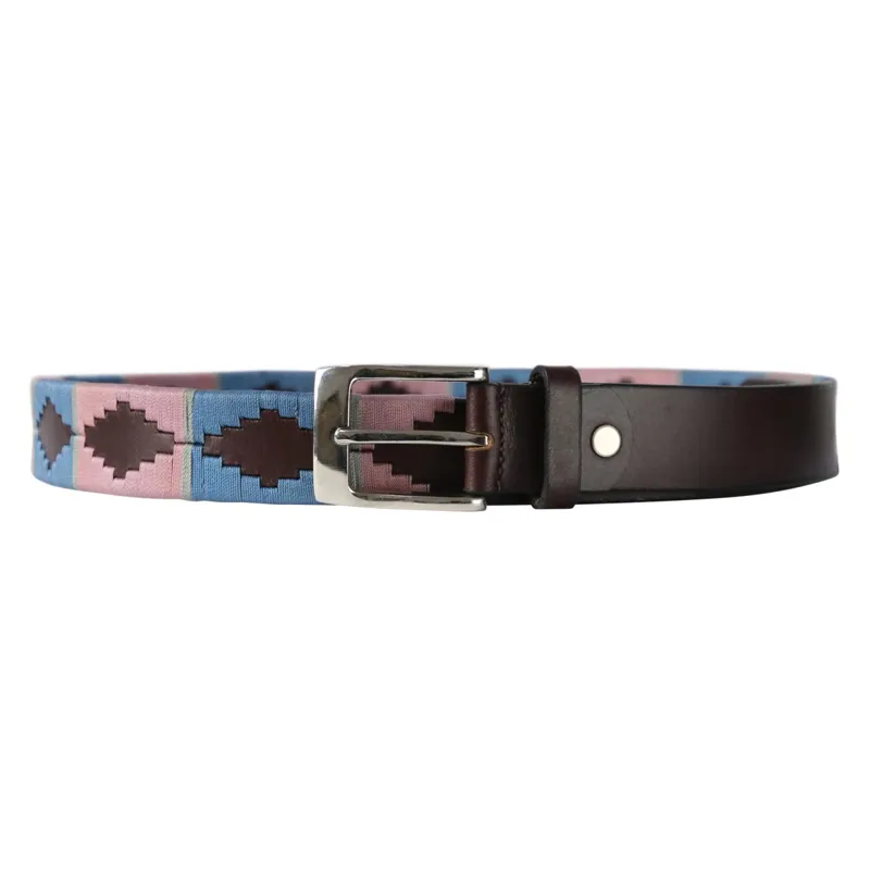 Hy Equestrian Synergy Polo Belt - Brown/Grape/Riviera-1